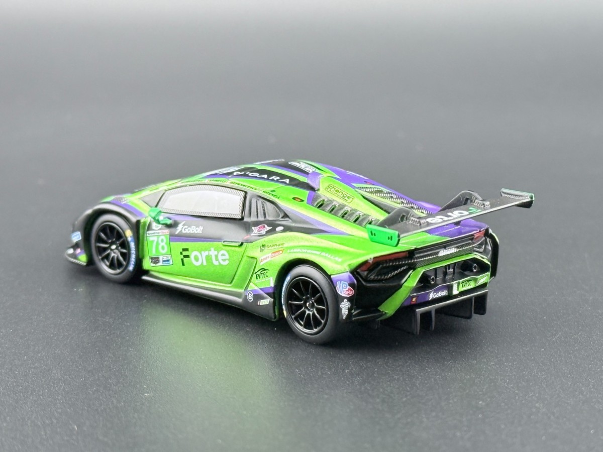 Mini GT Lamborghini Huracan GT3 EVO2 #78 Forte Racing 2024 IMSA