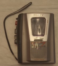 Sony TCM-20DV Handheld Cassette Voice Recorder Player VOR 2x Rec - TESTED/WORKS