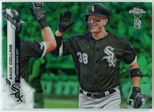 2020 Topps Chrome Ben Baller Edition Base - Green Refractor Zack Collins
