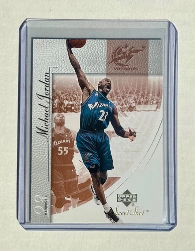 2002-03 Upper Deck Sweet Shot #89 Michael Jordan Wizards HOF Rare Card Mint!