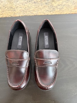 Kenneth Cole Reaction New Boys Shoe size 12 Burgundy Penny Loafer Rare
