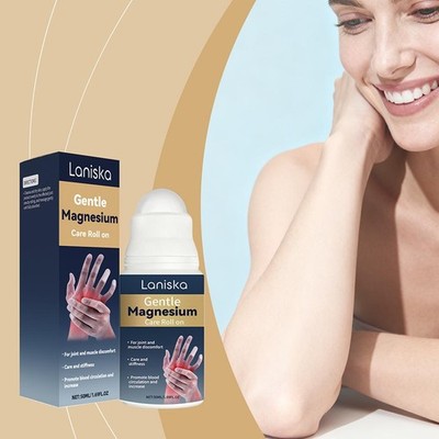 1x Nerve Painside Magnesium Muscle Roll-On Designed 4 Joint Discomfort & Massa