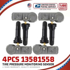 4 Pcs Tire Pressure Sensor Tpms 13581558 315 Mhz Ts-gm07 Fit For Buick Chevy Gmc