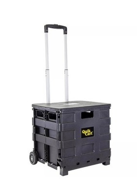 dbest products Quik Cart Sport Collapsible Rolling Crate on Wheels Dolly Multi 