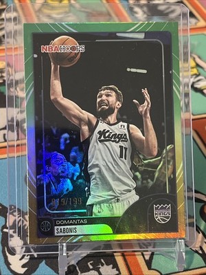 2025-26 Topps NBA Hoops DOMANTAS SABONIS #204 RAINBOW GOLD & GREEN #d /199