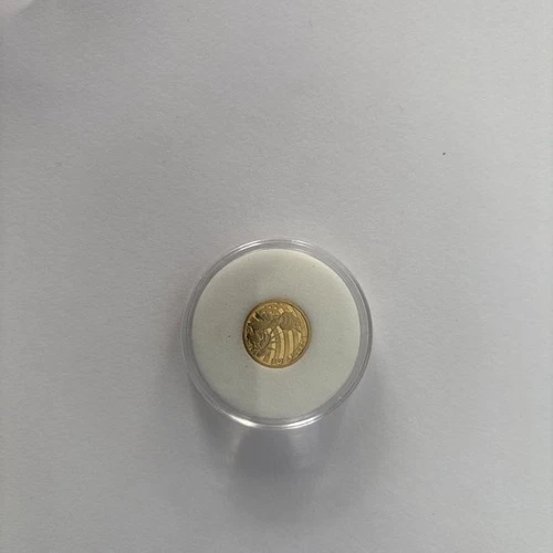 2017 Cook Islands $5 1/10 oz .24 Gold Statue Of Liberty Coin In Capsule