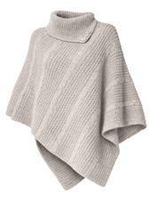 ponchos for Women Cable Knit Poncho Cardigan Chunky 3 Button Cape Shawl Wrap
