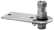 Accessories Unlimited AUSM10 Flat 3-1/2" CB Antenna Mounting Bracket w/ Lug Stud
