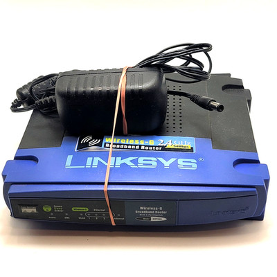 Linksys WRT54G Wireless-G Router 2.4 Ghz Broadband router 4 Port Switch 54 Mbps