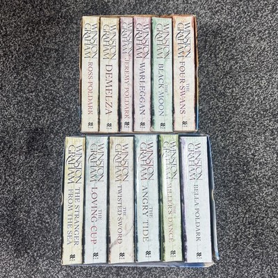 Winston Graham POLDARK Complete Series Lot of 12 Vol 1-12 Set of Paperback Books
