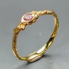 Popular jewelry Natural Tourmaline Ring 925 Sterling Silver Size 7 /R471943