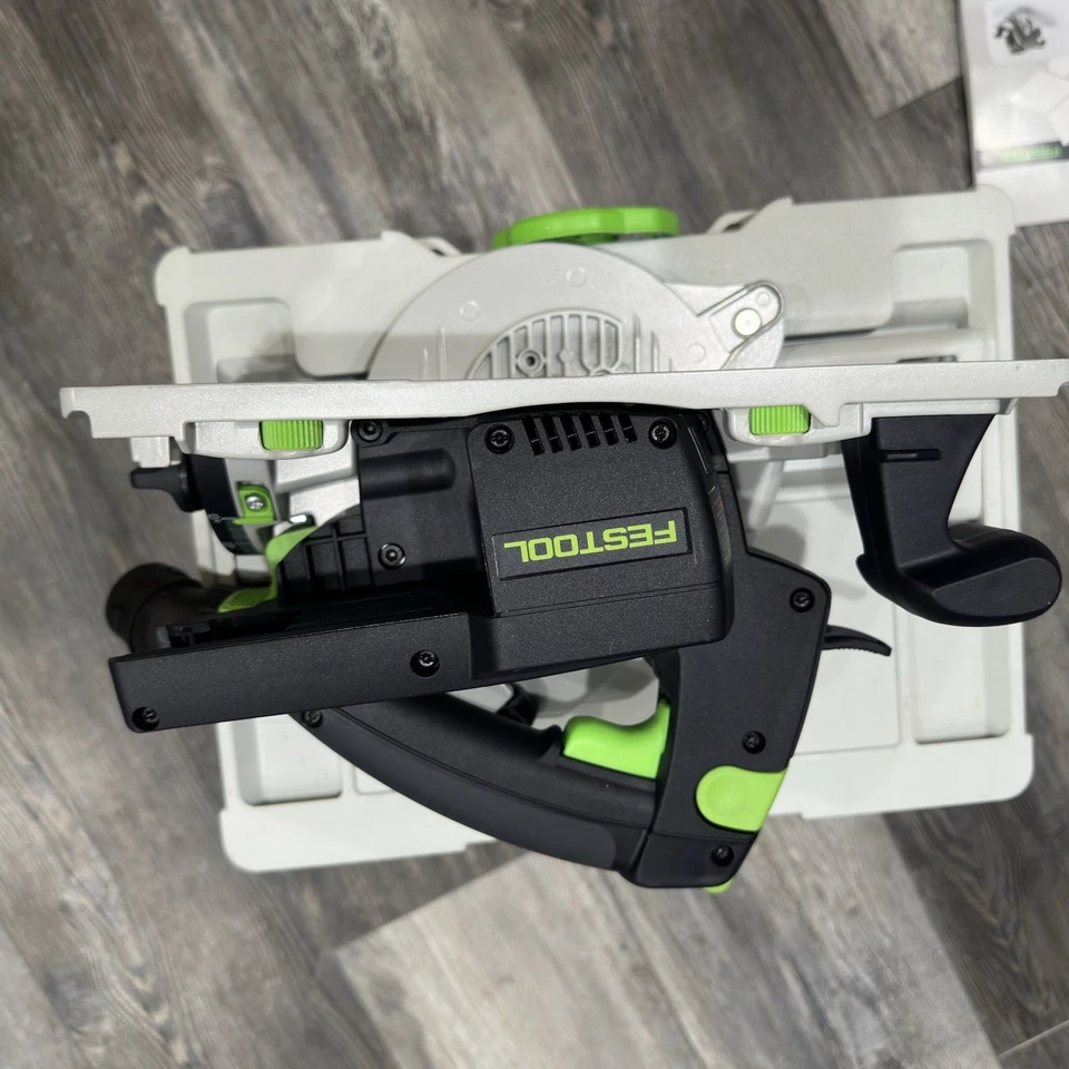 Festool 576164 HK 55 EB-F Basic Cordless Track Saw & Crosscut Saw In Systainer - Image 4 of 4