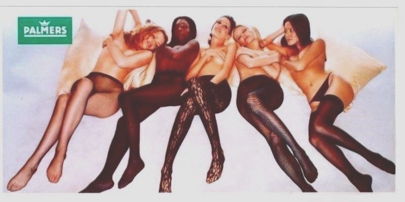 Original vintage poster PALMERS LINGERIE TOP MODELS 1997 UK