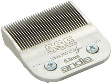 Andis Carbon-Steel ShowEdge Dog Clipper Blade, Size-5SE, 1/4-Inch Cut Length ...
