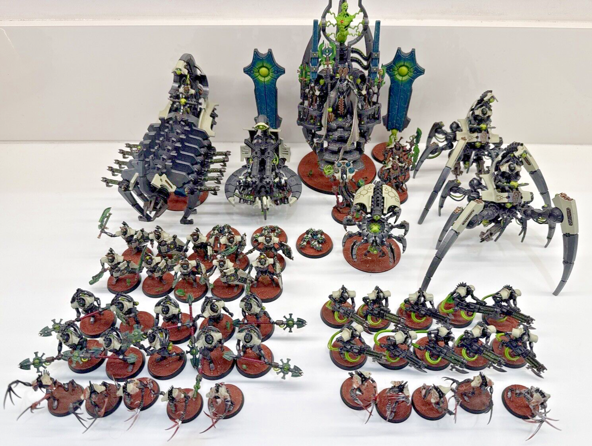 Warhammer 40K Necron Army 4 Fully Painted | eBay