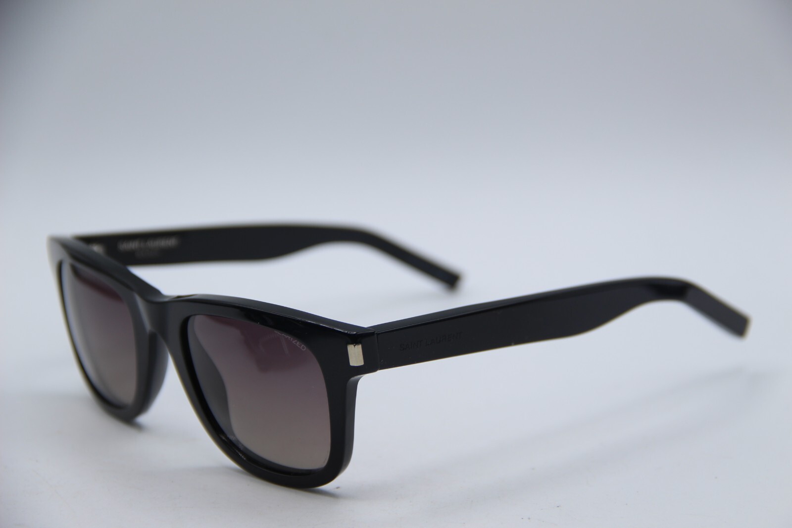 NUOVI OCCHIALI DA SOLE SAINT LAURENT SL 50 807 NERI POLARIZZATI SFUMATI AUTENTICI 56 17