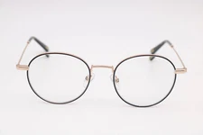 Ottoto Atrium Black/Gold Round 35-002097 Eyeglasses Frames 49-19-145