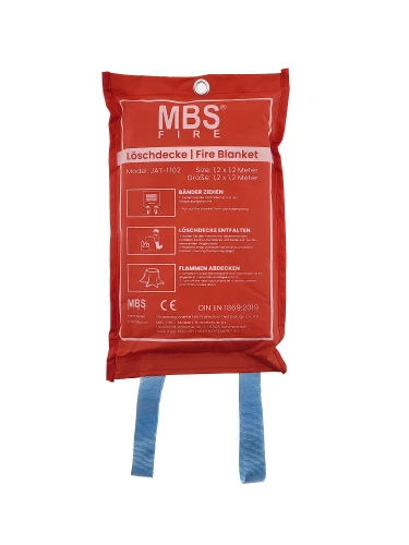 MBS-FIRE Löschdecke 120 x 120 cm, DIN EN 1869:2019