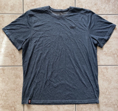Milwaukee Tools Men s Short Sleeve Gray T-Shirt Work Machine Shop XL Sports Tee