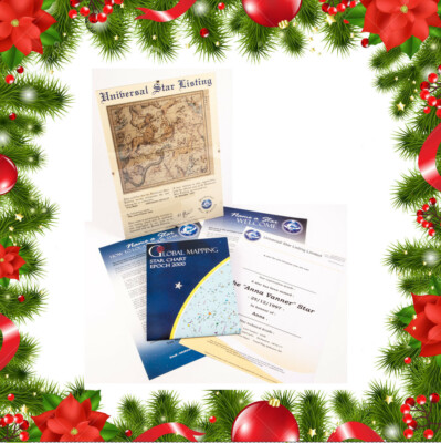 NAME A STAR - EIN GÜNSTIGES PERSONALISIERTES GESCHENK ZU WEIHNACHTEN / XMAS