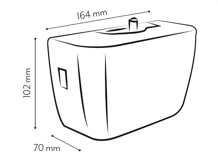 POMPA SCARICO CONDENSA CLIMATIZZATORE INSTALLAZIONE SOTTO SPLIT INTERNO 40 lt/h - Immagine 2 di 4