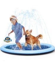 67 Large Splash Pad for Toddlers Kids and Dogs Non Slip Thicken Sprinkler