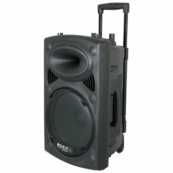 Enceinte Portable Ibiza PORT85VHF - 500W RMS | Bluetooth, Micros Sans Fil | Batterie Incorporée