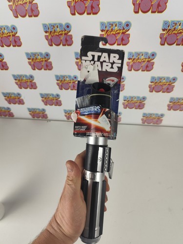 SPADA LASER RED STAR WARS GUERRE STELLARI LIGHT SABER HASBRO DISNEY BLADE BUILD - Foto 4 di 4