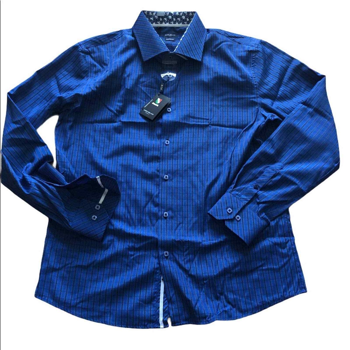 rosso milano dress shirt Rosso Milano Italy Men's dress shirt Sz XL / 16.5