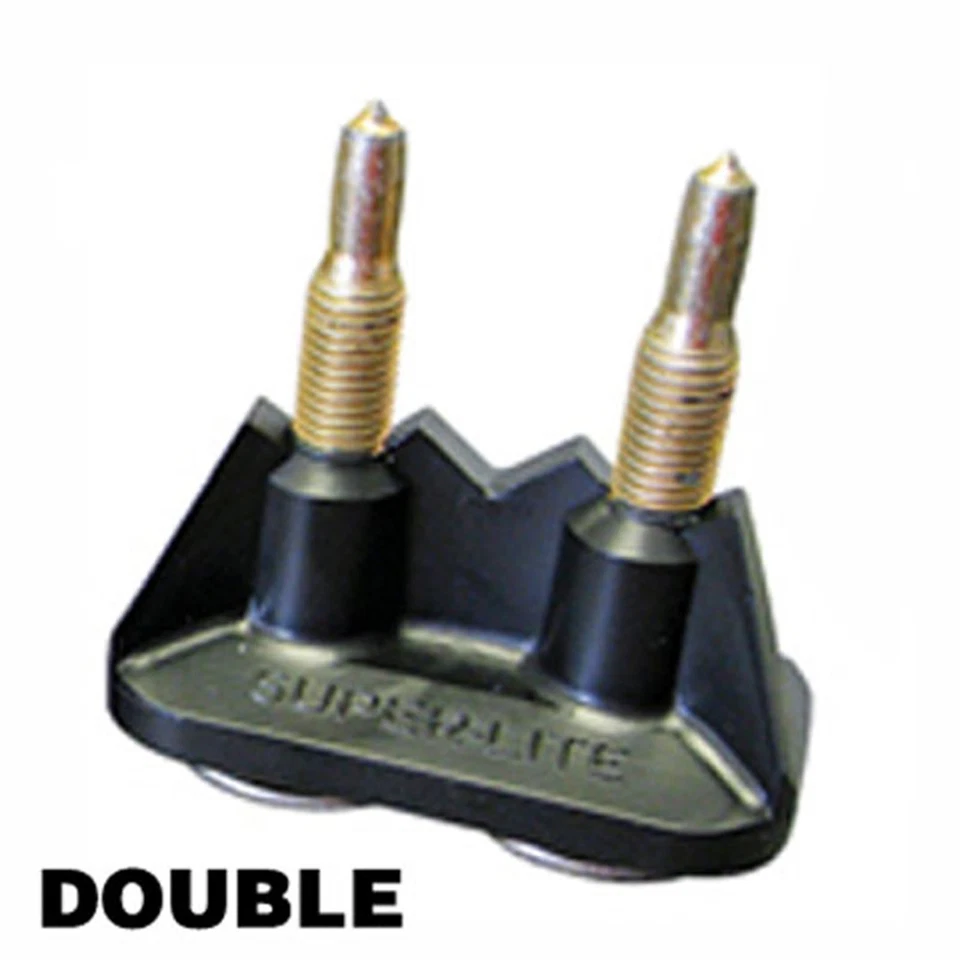 Stud Boy Super-Lite Pro Series Double Backers 0.75" - 48/Pack Black 2512-P2-BLK - Image 3 of 4