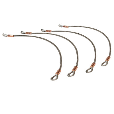 Four Pack Penn Elcom 2612 Steel Wire Lid Stay 11.8''