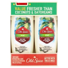 Fiji Coconut Skin Cleaning Agent 16 Oz Bottles Pack of 2 Fresh Collection