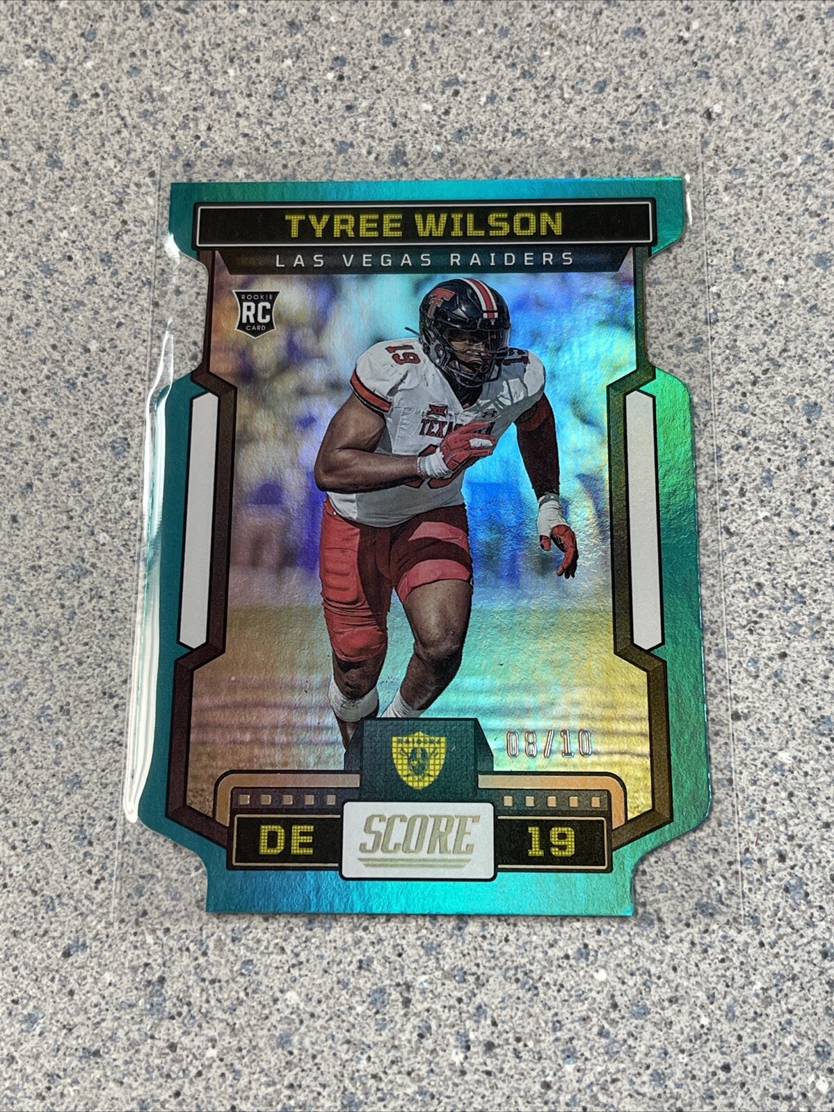 2023 Score Tyree Wilson Rookie Die Cut /10 