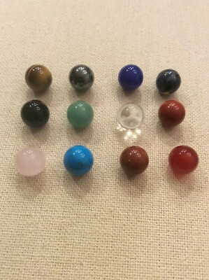 12 mm Gemstone Ball Sphere For Interchangeable Ring