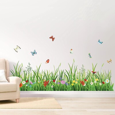 Removable Wall Decal - Funny Cartoon Cat Playing With Butterfly, Nursery & Kids Room Wall Art | Vinyl Sticker For Home Decor, Easy Apply & Remove - View #8