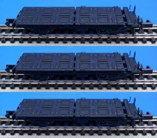 N Scale Tramway JNR Kumu-2000 Daihatsu Autorack 3 Cars w/6 Loads Auto Carrier