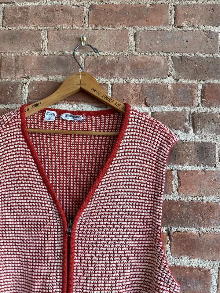 Chaleco grande vintage con cremallera para hombre Armani Collezioni Foto 2 de 4