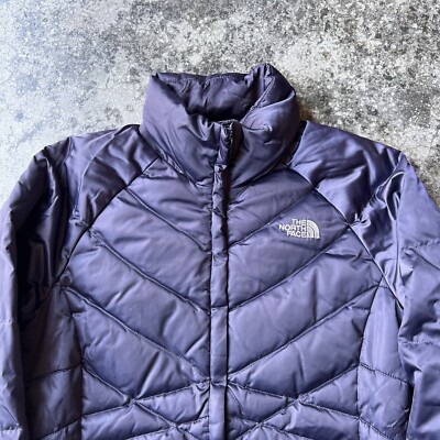 The North Face TNF 550 Zip Up Quilt Puffer Jacket Womens Size