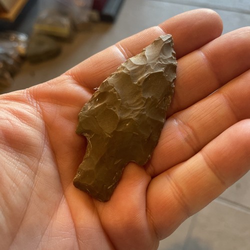 2 3/4 Inch Adena Coshocton County Ohio Ex Cline Arrowhead - Picture 3 of 3