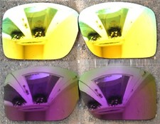 Galaxy Replacement Lenses For Oakley Double Edge OO9380 Polarized Purple/Gold