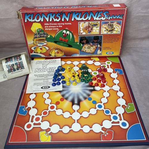 Klonks 'n' Klones Klonks'n'klones Family Board Game Vintage 1981 Incomplete Rare - Picture 2 of 7