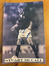 Stuart McCall Bradford City Football Club  Autograph Signed Postcard Print Photo