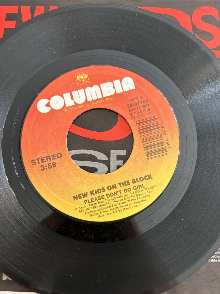 New Kids On The Block Lot Of (2) - “I’ll Be Loving You” 45RPM -7” Foto 2 de 4