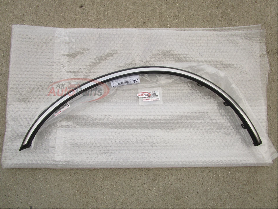 95 - 00 TOYOTA TACOMA DIANTEIRO ESQUERDO PARA-LAMA FLARE ACABAMENTO DE MOLDAGEM FABRICANTE DE EQUIPAMENTO ORIGINAL NOVO - Imagem 2 de 4