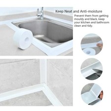 Waterproof PVC Tape Kitchen Bathroom Toilet Corner Wall Sealing Anti Mold Proof