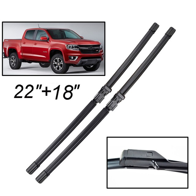 For Chevrolet Colorado 20152019 22"18" 2Pcs Front Windshield Wiper