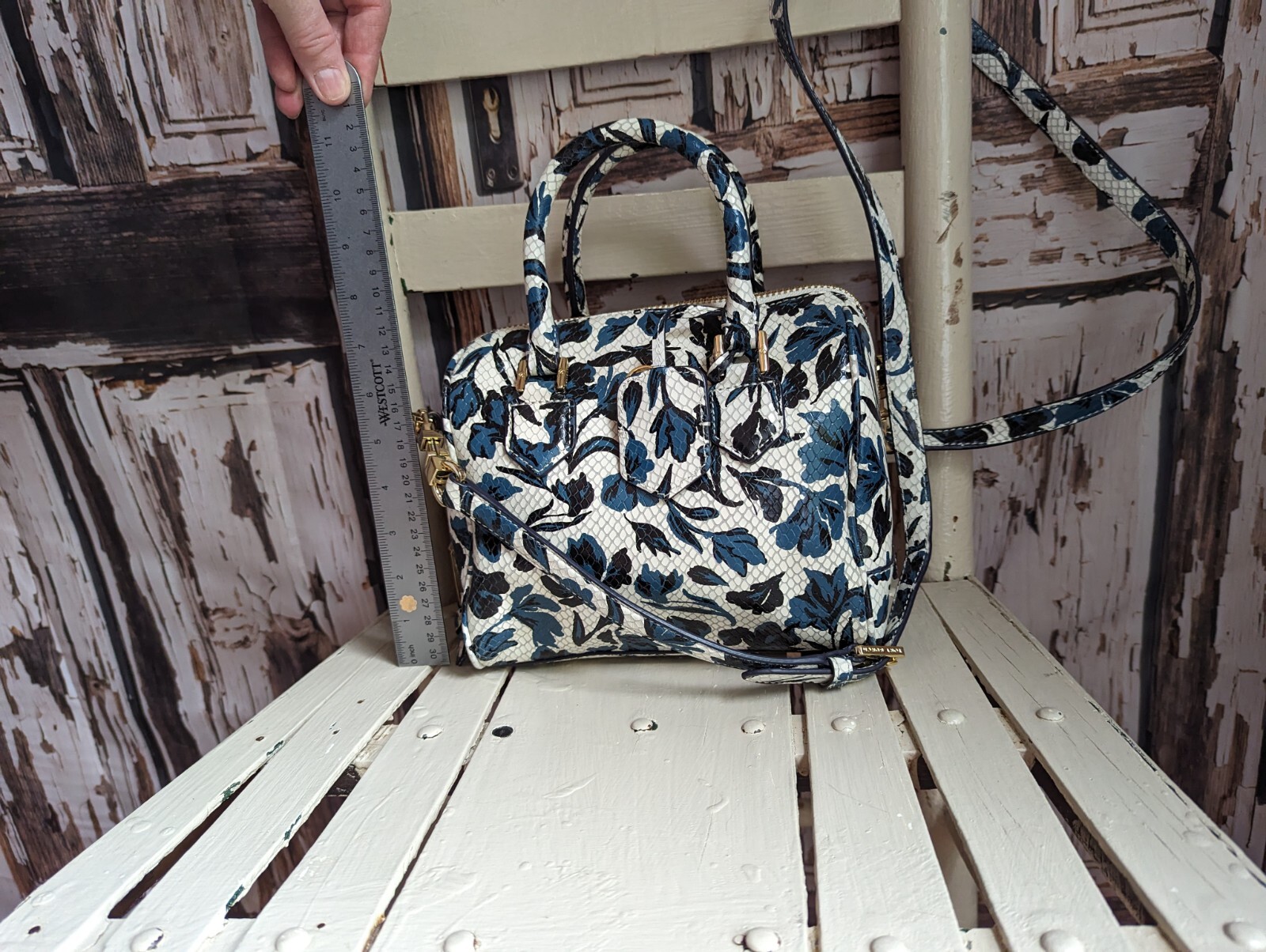 Tory Burch Python Handbag - image 8