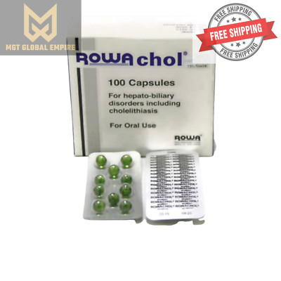 3X ROWACHOL For Hepato Biliary Disorders Cholelitiasis & Gallstones 100's