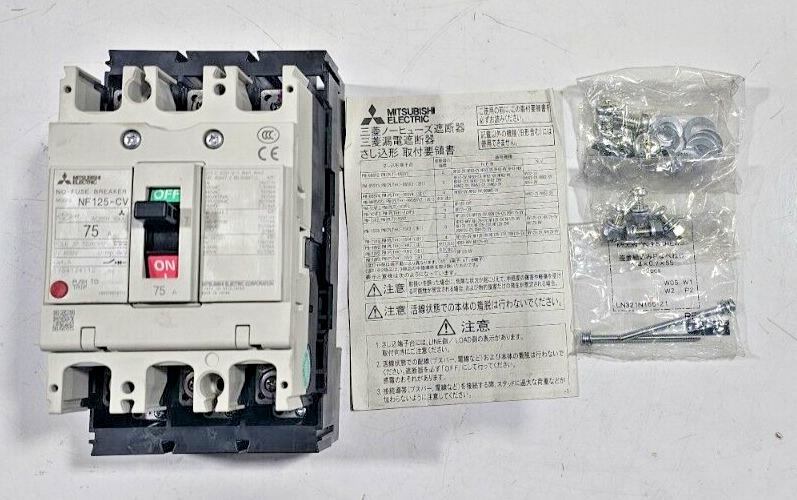 Mitsubishi Electric No-Fuse Breaker Circuit Breaker NF125-CV 3P 