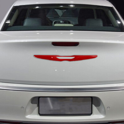 SHINEKA Carbon Fiber Trunk Logo Badge Cover Trim For Chrysler 300/300C 2011+ | 1Pc